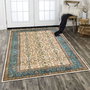 Conceptum Els1835 Alfombra de Terciopelo Multicolor 80 x 120 cm